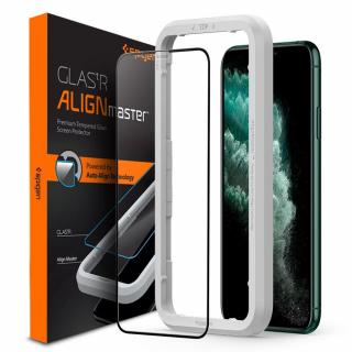 SZKŁO HARTOWANE SPIGEN ALM GLASS FC NA EKRAN IPHONE 11 PRO MAX BLACK