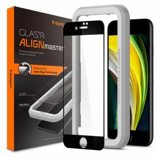 SZKŁO HARTOWANE SPIGEN ALM GLASS FC NA EKRAN IPHONE 7/8/SE 2020 /2022 BLACK