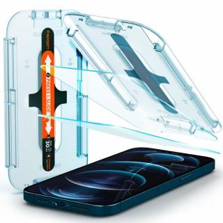 SZKŁO HARTOWANE SPIGEN GLAS.TR EZ FIT 2-PACK NA EKRAN IPHONE 12 PRO MAX