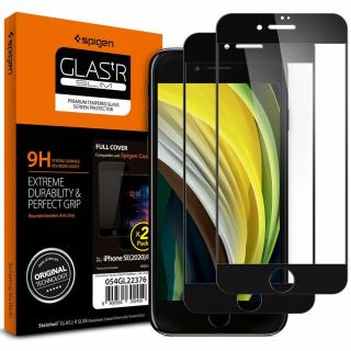 SZKŁO HARTOWANE SPIGEN GLASS FC 2-PACK NA EKRAN IPHONE 7/8/SE 2020/2022