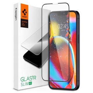 Szkło hartowane SPIGEN GLASS FC na ekran iPhone 13 / 13 PRO BLACK