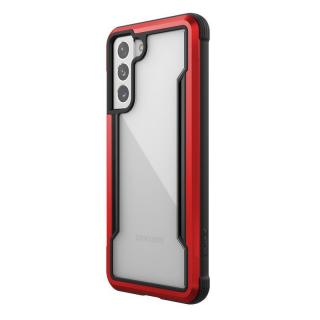 X-Doria Raptic Shield -Etui aluminiowe na Samsung Galaxy S21 (Antimicrobial protection) (Red)