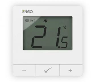 ENGO E25-230W Internetowy regulator temperatury ZigBee biały