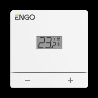 ENGO EASY230W natynkowy regulator temperatury 230V BIAŁY