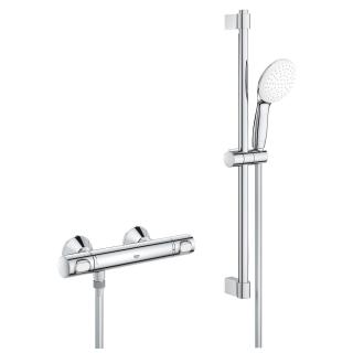 GROHE GROHTHERM 500 BATERIA PRYSZNICOWA Z TERMOSTATEM, DN 15 I ZESTAWEM TEMPESTA