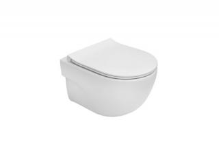 ROCA Meridian Compact Miska WC podwieszana Rimless z deską wolnoopadającą SLIM (zestaw)