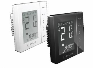 SALUS VS10WRF Cyfrowy regulator temperatury, bezprzewodowy, 4 w 1 BIAŁY