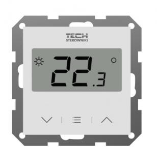 TECH F-2z v1 BIAŁY Przewodowy regulator pokojowy dwustanowy doramkowy 230V