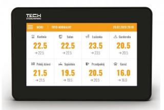 TECH M-7N PRZEWODOWY PANEL KONTROLNY CZARNY