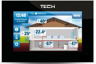 TECH regulator pokojowy kotłów gazowych ST-2801