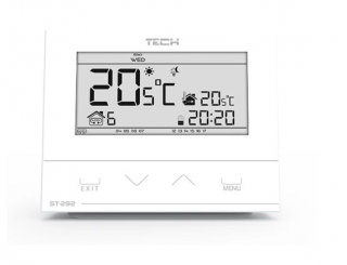 TECH ST-292 V3 regulator pokojowy tygodniowy podświetlany BIAŁY