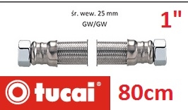 TUCAI przewód elastyczny do podłączenia hydroforów antywibracyjny