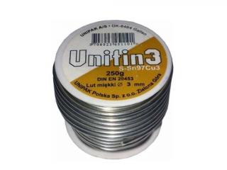 UNIPAK Lut miękki 3 mm - 250g do lutowania