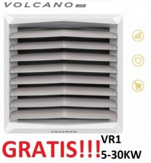 VOLCANO EUROHEAT VR1 nagrzewnica wodna 5-30 KW z konsolą nowy model z silnikiem EC