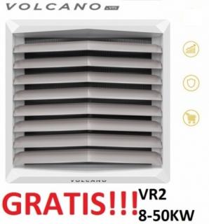 VOLCANO EUROHEAT VR2 ec nagrzewnica wodna 8-50 KW z konsolą nowy model z silnikiem EC