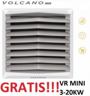 VTS VOLCANO EUROHEAT VR MINI nagrzewnica wodna 3-20 KW z konsolą nowy model z silnikiem EC