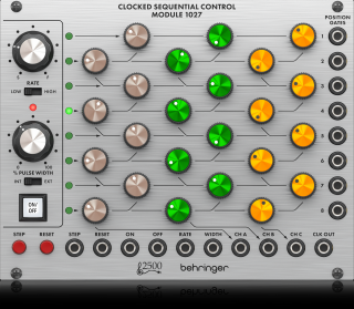 Behringer CLOCKED SEQUENTIAL CONTROL MODULE 1027