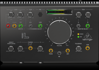 Behringer STUDIO L - Interfejs audio USB 2x2 z kontrolerem monitorów