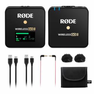 RODE Wireless GO II Single - 2-kanałowy cyfrowy system bezprzewodowy z jednym nadajnikiem