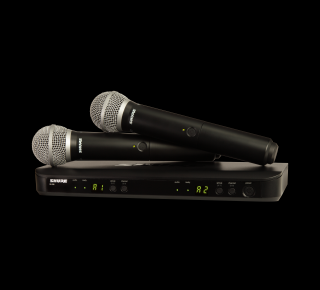 Shure BLX288/PG58-H8E - zestaw dwóch mikrofonów bezprzewodowych