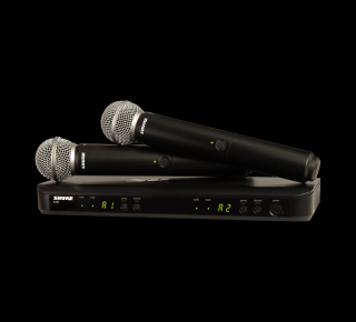 Shure BLX288/SM58-H8E - zestaw dwóch mikrofonów bezprzewodowych z SM58