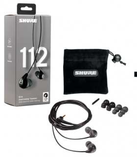 Shure SE112-GR-EFS - słuchawki dokanałowe