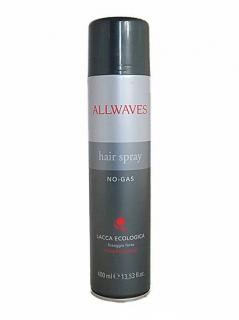 Allwaves Hair Spray Strong Fixing Power No-Gas - ekologiczny lakier mocno utrwalający 400 ml