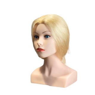 ARTE Główka treningowa / mistrzowska VICKY , włosy 100% ludzkie blond, 60 cm