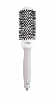 BROSSE termo szczotka 35mm EXPERT BLOWOUT SHINE Biało-Szary - OLIVIA GARDEN