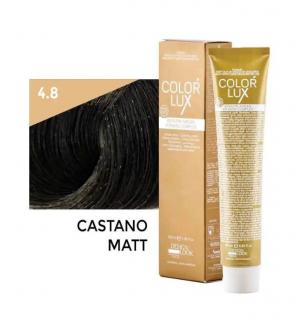 DESIGN LOOK Farba do włosów 4.8 COLOR LUX 100 ml - brąz matowy