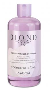 Inebrya Blondesse blonde miracle odżywczy szampon do włosów blond 300 ml