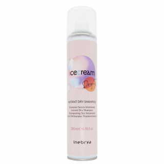 INEBRYA Ice Cream Dry-T Dry Shampoo 200ml suchy szampon do włosów suchych i zniszczonych