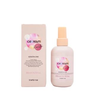 INEBRYA ICE CREAM KERATIN ONE MULTIACTION wielozadniowa odżywka do włosów z keratyną 200 ml