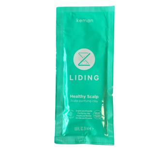 Kemon Liding Healthy Scalp Purifying Clay - Profesjonalna glinka oczyszczająca 25 ml saszetka