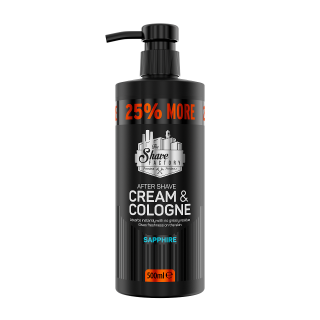 Krem - woda kolońska po goleniu The Shave Factory Cream  Cologne Sapphire 500 ml