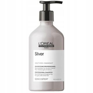 Loreal Silver Szampon z pigmentem włosy siwe 500 ml