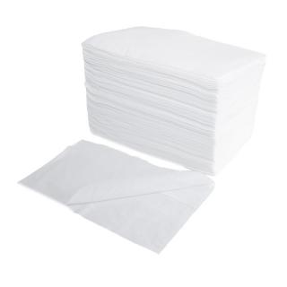 Ręcznik fryzjerski włóknina perforowana płaty 50x70 cm SOFT 40g, medyczny – 100 szt., BIAŁY