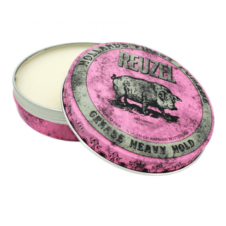 Reuzel Pink Grease Heavy Hold Pomada Woskowa - Różowa, 35g