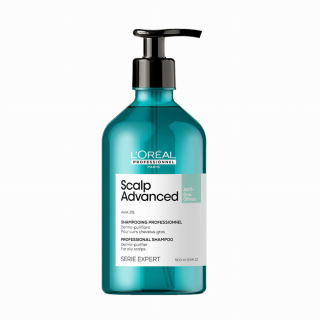 Szampon L'Oréal Professionnel Serie Expert Scalp Advanced Anti Oiliness oczyszczający do przetłuszczającej skóry głowy 500 ml