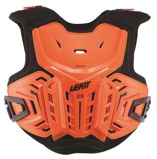 BUZER LEATT Chest Protector 2.5 JUNIOR orange/black S/M (134-146CM)