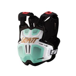 BUZER LEATT Chest Protector 2.5 Torque Ice turkusowo/biały