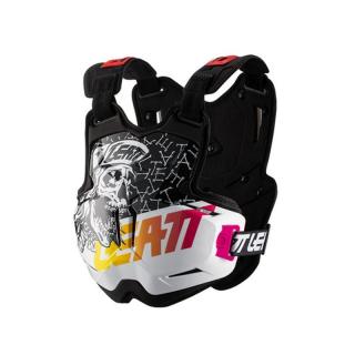 BUZER LEATT Chest Protector 2.5 Torque Skull czarny/biały