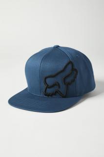 Czapka FOX HEADERS snapback dark indigo/czarne logo OS