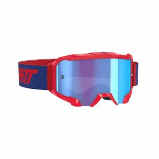 Gogle LEATT VELOCITY 4.5 goggle red lens  blue 52% czerwony/granatowy LEATT (2021) GOGLE VELOCITY 4.5 GOGGLE RED LENS BLUE 52% - KOLOR CZERWONY/GRANATOWY SZYBKA DYMIONE LUSTRO NIEBIESKA