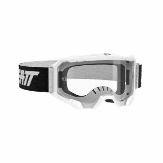 Gogle LEATT VELOCITY 4.5 goggle white lens clear 83% białe/czarne LEATT (2021/2022) GOGLE VELOCITY 4.5 GOGGLE WHITE LENS CLEAR 83% - KOLOR BIAŁY/CZARNY SZYBKA PRZEŹROCZYSTA