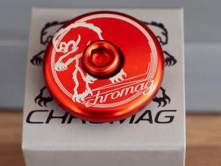 KAPSEL sterów CHROMAG TOP CAP orange/pomaranczowy