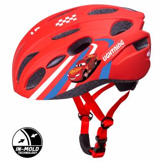 Kask rowerowy dziecięcy CARS AUTA Disney czerwony 52-56cm