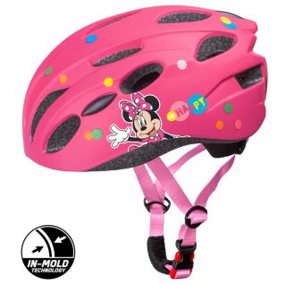 Kask rowerowy dziecięcy Myszka Minnie różowy Disney 52-56cm