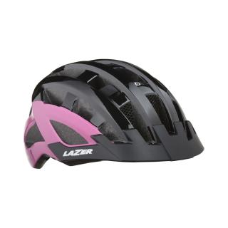 Kask rowerowy LAZER PETiT Dlx czarno różowy S