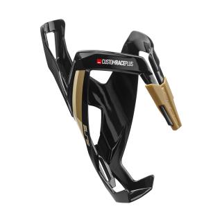 Koszyk bidonu rowerowy ELITE Custom Race plus black/beige